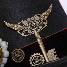 Spirit Halloween steampunk hat: Get ready to kick off the spooky season! Adorned with a skeleton hand and embellished with intricate steampunk details, this hat is the perfect accessory to add a touch of darkness and style to your Halloween costume. Steampunk fedora hat Gender: unisex Special use: Halloween, costume, cosplay... Want something else? Experience the thrill of adventure with our Steampunk aviator cap, a perfect fusion of vintage aviation style and steampunk aesthetics. Dive into our Steampunk Costume Accessories For Carnival, Steampunk Costume Accessories For Fantasy Events, Steampunk Halloween Costume Accessories, Steampunk Hat For Themed Events, Vintage Costume Hats And Headpieces For Halloween Cosplay, Vintage Halloween Costume Accessories For Themed Events, Steampunk Hat For Halloween, Steampunk Hat Costume Accessories For Halloween, Steampunk Hat Halloween Costume Accessories