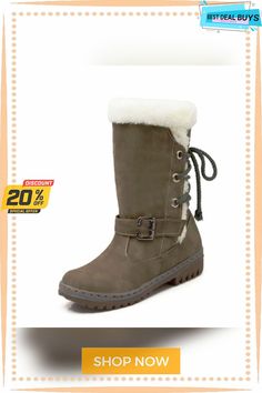 Women Leather Warm Mid-calf Plush Fur Velvet Boots Booties Snow Shoes Brown Closed Toe Mid-calf Winter Boots, Velvet Boots, Fresh Outfits, Snow Shoes, Winter Boots Women, Women Leather, Shoes Booties, Boot Shoes Women, Winter Boots