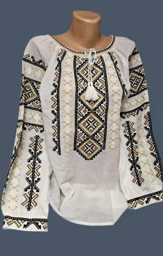 100% cotton Folk Style Long Sleeve Top With Geometric Embroidery, Folk Style Long Sleeve Embroidered Top With Motif, Folk Style Embroidered Long Sleeve Tops, Folk Style Long Sleeve Blouse With Motif, Bohemian Long Sleeve Blouse With Geometric Embroidery, Bohemian Embroidered Cotton Top, Bohemian Cotton Embroidered Top, Folk Blouse With Motif And Long Sleeves, Traditional Long Sleeve Shirt With Intricate Embroidery