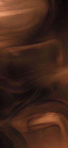 an abstract painting with brown and black colors in the background, it looks like waves or swirls