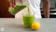 Spicy Green Lemonade Juice to Boost Metabolism - Fit Men Cook Lemonade Juice, Boost Metabolism Drink, Green Lemonade, Raw Ginger, Fit Men Cook, Green Juices, Week Challenge, Improve Gut Health, Healthy Metabolism