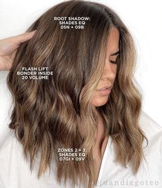 Toner Shades, Level 6 Hair Color, Hair Formula, Balayage Brown