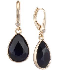 Teardrop-shaped stones dangle dramatically in these gorgeous lever back earrings by Dkny. Big Clothes, Beauty Gift Sets, Beauty Sale, Online Earrings, Mens Gift Sets, Watches Jewelry, Beauty Gift, Dresses With Leggings, Boot Shoes Women