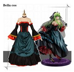 (eBay) CODE GEASS Lelouch of the RE:surrection MegaHouse GEM CC cosplay # Green Cosplay Costume For Halloween Themed Events, Code Geass Cc Outfits, Green Cosplay Costume For Halloween, Cc Cosplay, Cc Cosplay Code Geass, Code Geass Roze Of Recapture, Code Geass Lelouch Of The Resurrection, Tron Art, Lelouch Vi Britannia X Cc