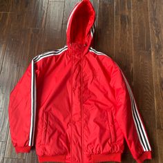 Adidas Jacket Excellent Condition! Great For Fall/Winter Fits Like A M/L Red Adidas, Winter Fits, Adidas Women, Adidas Jacket, Fall Winter, Jackets For Women, Jackets & Coats, Adidas, Red