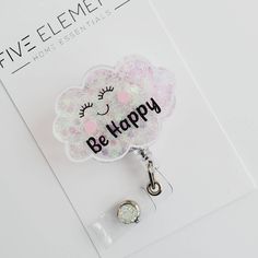 "Our badge reels are a cute gift idea for any special occasion. We carry a variety of themes to suit every profession, check our store to see our collections. All our badges are hand made using top quality FDA approve resin for that perfect glass looking finish. Each badge reel measures 2\" unless otherwise specify All badges reel will come with a matching gem, this one might be different from the one in the picture. Decorative resin art piece is permanently attached to your choice of a 360 swiv Customizable White Badge Reel For Gift, Personalized White Badge Reel As Gift, Cute Pink Badge Holders For Gift, Cute Pink Badge Holders As Gift, Fun Pink Badge Holders For Gift, Cute Pink Badge Holder As Gift, Cute Personalized Badge Reel For Gifts, Personalized Cute Badge Reel For Gift, Novelty Pink Badge Holder For Birthday