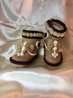 One-of-a-kind hand made designer girl's boots Toddler Girl Shoes, Baby Boots, 2nd Baby, Girls Boots, Toddler Shoes, Nice Shoes, Girls Shoes, Toddler Girl