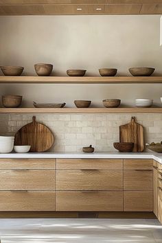 Style your kitchen with open shelving, blending functionality and decor for a modern, airy look. #OpenShelving #KitchenStyle No Cabinets Kitchen, Kitchen With Upper Shelves, Kitchen No Upper Cabinets Open Shelving, Open Upper Kitchen Cabinets, No Cabinet Kitchen, Open Cabinet Kitchen, Shelves In Front Of Kitchen Window, Kitchen With Open Shelving And Cabinets, Earthy Modern Kitchen