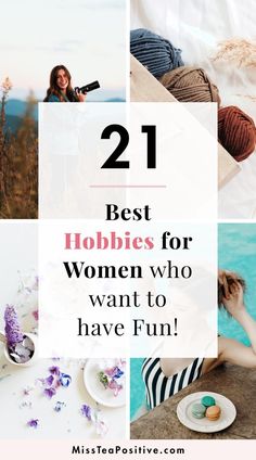 How to find new hobbies and easy to pick up DIY activities, you ask? Here are 21 interesting hobbies to have and creative ideas to try alone or with kids! This list of cheap, active, free, healthy & fun hobbies for women in their 20s include everything from inexpensive indoor hobbies to fun summer outdoor hobbies, arts and crafts projects to make money, good hobbies for women in their 30s to learn at home, and more! Active Hobbies For Women, Good Hobbies, Find New Hobbies, Types Of Hobbies, Indoor Hobbies