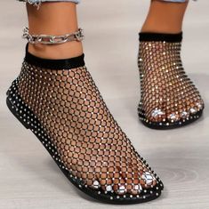 Sheer Mesh Rhinestone Sparkling Sandals Sparkle Sandals, African Wedding Attire, African Wedding, Wedding Attire, Black Silver, Fashion Shoes, Sparkle, Mesh, Women Shoes