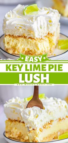 Key Lime Pie Lush Lime Dessert Recipes, Desserts Easy No Bake, Key Lime Recipes, No Bake Summer Desserts, Dessert Oreo, Lime Recipes