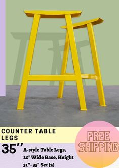 #COUNTER #counter #table #legs #wide #base #style #metal #legs Raw Steel, Console Tables, Table Style, Console Table