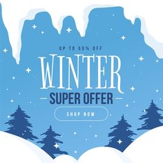 the winter super offer is up to 50 % off