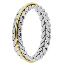 4mm Platinum 18k Yellow Gold Braided Wedding Ring Weave Band Affordable Wedding Sets With Zari Weaving, Cheap Wedding Sets With Zari Weaving, Wedding Ring Woven, Braided Wedding Ring, Braided Wedding Rings, Wedding Braids, Handmade Wedding Rings, 14k Gold Wedding Band, Wedding Ring Styles