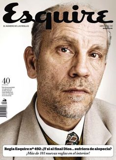 an older man is featured on the cover of esqure