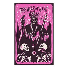 The Hierophant card in a skeleton-themed tarot PNG Design Hozier Print, Tarot Card Designs, Tarot Inspiration, Grave Art, Hierophant Tarot, Tarot Design, Cartoon Ideas, Tarot Card Design, Halloween Porch Sign