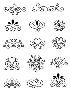 an image of decorative design elements stock photo - 547982, graphic art