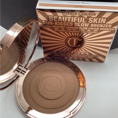 Charlotte Tilbury Beautiful Skin Sun Kissed Glow Bronzer In 1 Fair 1 Fair - Natural Soft Bronze -Brand New In Box -I Have 2 For Purchase What It Is: A 16-Hour Wear Cream Bronzer In 4 Beautiful Sun-Kissed Shades For Face And Body That Blurs Skin, Hydrates With Hyaluronic Acid, And Is Sweatproof. Suggested Usage: For Glowing Skin: -Blend And Diffuse With Light Brush Strokes For A Second-Skin Glow. -Focus On Areas Where The Sun Naturally Hits (Cheekbones, Forehead, Nose, Jawline, Shoulders, Collarb Charlotte Tilbury Cream Bronzer, Charlotte Tilbury Bronzer, Charlotte Tilbury Beautiful Skin, Light Brush, Cream Bronzer, Charlotte Tilbury Makeup, For Glowing Skin, How To Apply Foundation, Makeup Bronzer