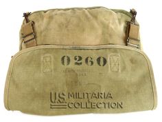 https://www.usmilitariacollection.com/boutique/musette-m36-parachutiste-1942/ Duffle Bag