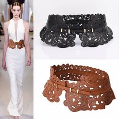 Enhance your outfit with a Wide Leather Corset Belt. This Stylish Women's Corset Belt offers a chic and sophisticated look, perfect for adding a touch of elegance. Vest Leather Outfit, High Waisted Belt, Wide Belt Outfit, Diy Corset Belt, White Corset Belt, Waist Belt Outfit, Female Harness, Corset Belt Outfit, Diy Corset