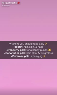 Baddie Vitamins, Hair Skin And Nails, Body Hacks, Skin Tips, Up Girl, Body Health, Hair Skin