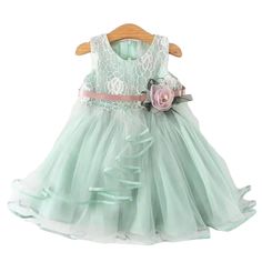 Summer Girls Evening Dress Rose Sleeveless Birthday Party Toddler Tutu Dresses Nwt Green Sleeveless Green Princess Dress For Spring, Sleeveless Green Princess Dress For Summer, Summer Sleeveless Green Princess Dress, Summer Sleeveless Ruffled Princess Dress, Spring Princess Dress With Ruffles For First Birthday, Cute Sleeveless Princess Dress For Garden Party, Green Sleeveless Tutu Dress For Party, Sleeveless Green Tutu Dress For Party, Green Sleeveless Tutu Dress For Summer