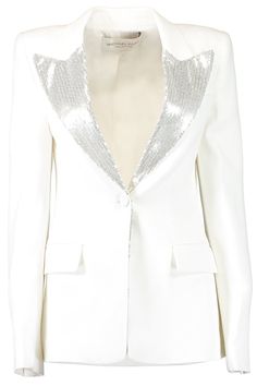 MICHAEL KORS COLLECTION-Embellished Georgino Blazer- Beach Stores, Marissa Collections, Michael Kors Collection, Fall Collections, Clothing Size Chart, Clothes Collection, Clothing Store, Sequin, Autumn Fashion