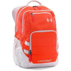 Under Armour UA Storm Camden II Backpack ($57) ❤ liked on Polyvore featuring men's fashion, men's bags, men's backpacks, bolt orange and mens laptop backpack Men's Backpacks, Laptop Backpack Mens, Diaper Bag Backpack, Llbean Backpack, Athletic Shirts, Under Armor, Laptop Backpack