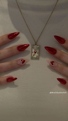 Nagel Tips, Burgundy Nails, Soft Nails, Red Nail, Prom Nails, Heart Nails, Classy Nails