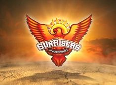 the sunrisers logo is shown in this image