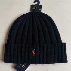 100% Authentic Mens Polo Ralph Lauren Signature Cuffed Knit Beanie. This Beanie Is Brand New With Tags. Style: Pc0054 Color: Polo Black Fold Over Cuff Signature Ralph Lauren Pony Logo Embroidered On Front Cuff 50% Wool, 50% Nylon Ski Hats, Knit Beanie, Logo Embroidered, Wool Blend, Polo Ralph Lauren, Accessories Hats, Ralph Lauren, Mens Accessories, Cuff