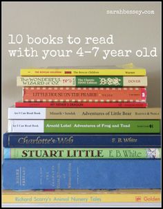 The ability to comprehend far exceeds a young child's ability to read. Don't just read picture books to young children; expose them to great literature!  Some of these are already favorites here - others are eagerly waiting in the wings. E Mc2, Up Book, Kids Reading, School Lunch, Kids Education, Future Kids, Public School, Love Book