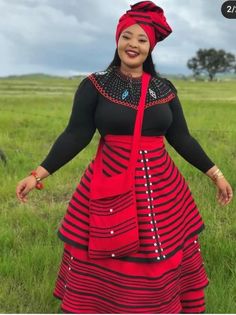 Clipkulture | Check Out these 25 Red, Orange and Yellow Cute Xhosa Umbhaco Styles Umgidi Attire, Xhosa Traditional Wear Woman, Xhosa Attire For Ladies, Traditional Attire African, Modern Xhosa Attire, Shweshwe Designs, Xhosa Bride, Africa Attire, Xhosa Traditional Dresses