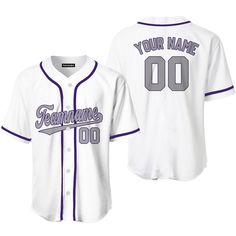 Design your artwork with our baseball jersey now. Custom Name Baseball Jerseys For Men & Women are baseball uniforms designed to meet the specific needs and preferences of the wearer. Each of our customized baseball jerseys is made-to-order from high-quality materials such as polyester, mesh, or a combination of both, and it features customizable options such as: Colors: The jersey can be made in a range of colors to match the team's color scheme or the personal preferences of the wearer. Sizes: Summer Sport, Funny Baseball, Baseball Humor, Team Jersey