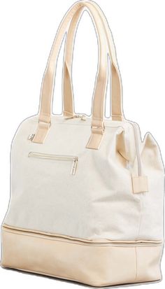 Beige Tote Diaper Bag With Zipper Closure, Beige Diaper Bag Tote With Zipper Closure, Daily Use Tote Bag With Ykk Zipper, Functional Shoulder Bag With Zipper For Weekend Trips, Beige Tote Duffle Bag With Zipper Closure, Functional Canvas Bag With Ykk Zipper, Beige Rectangular Weekender Bag With Zipper, Beige Duffle Bag With Zipper Closure, Beige Satchel Duffle Bag With Zipper Closure