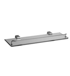 stainless steel bathroom shelf with two handles