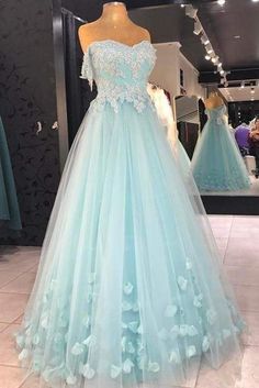 #alinepromdresses #floorlengthpromdresses #flowerpromdresses #googleshopping #longpromdresses #partyeventdresses #promdresses #straplesspromdresses Prom Dress With Flowers, Puffy Prom Dresses, Dress With Flowers, Formal Ball Gown, Prom Ball Gown, Tulle Prom Dress, Cheap Prom Dresses, Prom Dresses Blue, Party Dress Long