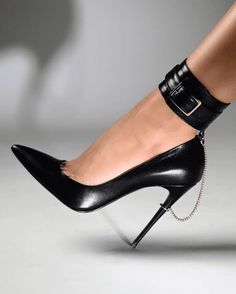 Upper Material: PU
Toe Shape: Pointed Toe
Heel Height: High (5cm-8cm)
Heel Type: Thin Heels
Pump Type: Basic
Style: Fashion
is_handmade: Yes Chic Fits, Close Today, Heels Stilettos, Beautiful High Heels, Stunning Shoes, Killer Heels, Ankle Strap Pumps, Strap Pumps, Pointed Toe Heels