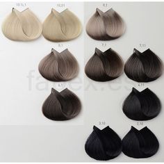 Popelavá Blond, Hair Color Swatches, Loreal Hair Color, Brown Hair Shades, Korean Hair Color, Ash Hair, Ash Hair Color, Ash Brown Hair, Hair Color Streaks