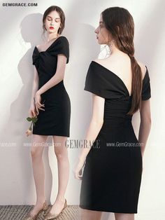 10% off now|Little Black Fitted Cocktail Party Dress Off Shoulder with V Back at GemGrace. Click to learn our pro custom-made service for wedding dress, formal dress. View Homecoming Dresses for more ideas. Stable shipping world-wide. Elegant Off-shoulder Bodycon Dress For Prom Season, Black Bodycon Off Shoulder Dress For Parties, Black Bodycon Off-shoulder Dress For Party, Elegant Knee-length Off Shoulder Dress For Banquet, Elegant Bodycon Off Shoulder Dress For Formal Occasions, Elegant Black Bodycon Dress For Banquet, Black Bodycon Dress For Formal Prom Season, Black Bodycon Dress For Prom, Elegant Bodycon Mini Length Off Shoulder Dress