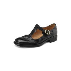 Preppy Style T-strap Mary Jane Shoes That Defines Comfort, The Breathable Leather Upper And Leather Insole Will Stretch And Mold To Your Unique Feet For A Custom Fit With Wear. Color: Coffee/BlackMaterial: SheepskinLining: Genuine LeatherInsole: SheepskinSole: RubberHeels: 3 cm/1.18"Fit: Medium to Wide, Runs Normal.Origin: Made in China Production Time: About 5-7 days (Any exceptional case will email you, Please pay attention to your email left) Shipping Time: Free Shipping To most locations, de Black T-strap Sandals With Buckle Closure, Leather T-strap Mary Janes With Heel Loop, Leather Mary Jane Closed Toe T-strap Sandals, Leather Mary Jane T-strap Closed Toe Sandals, Black Leather Mary Janes For Summer, Black T-strap Mary Janes With Buckle Closure, Leather T-strap Mary Janes With Heel Strap, Leather Mary Janes With T-strap And Heel Strap, Black Leather Sole T-strap Sandals For Formal Occasions