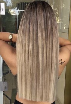 Balayage Straight, Balayage Straight Hair, Rambut Brunette, Honey Hair Color, Brunette Hair With Highlights, Hair Straightening Iron, Honey Blonde Hair, Brown Hair Balayage