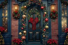 Gatsby Christmas Arched Door Photography Backdrop GBSX-00118 - Gatsby Backdrop Door Photo Backdrop, Winter Photo Backdrop, Gatsby Christmas, Christmas Photo Backdrop, Door Backdrop, Winter Backdrop, Photoshoot Christmas, Christmas Arch, Winter Picture