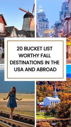 the top 20 bucket list for worthy fall destinations in the usa and abroad - click to see them here