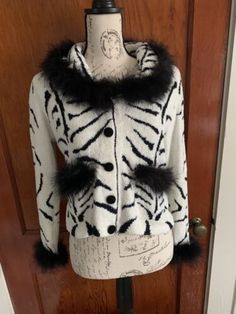 (eBay) Find many great new & used options and get the best deals for Berek2 Feather Trim Zebra Delight Sweater (M) at the best online prices at eBay! Free shipping for many products!