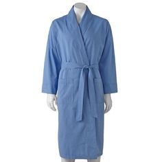 Lightweight and comfortable, this men's Hanes woven robe is true nighttime necessity. 2-pocket Long sleeves FIT & SIZING Tie front FABRIC & CARE Cotton, polyester Machine wash Imported  Size: 3XLT-4XLT. Color: Blue. Gender: male. Age Group: adult. Pattern: Plaid. Woven Shawls, Men's Pajamas, Men's Robes, Mens Pajamas, Sleepwear Robe, Blue Plaid, Blue Man, Fabric Care, Shawl