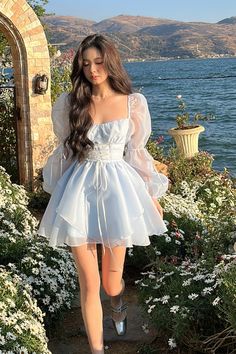 Summer Prom Dress, Fashion Design Inspiration, Dr Wardrobe, Long Sleeve Homecoming Dresses, Gaun Fashion, 파티 드레스, Shein Outfits, Big Boss, Pretty Prom Dresses