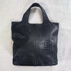 Open To Offers! Vintage Bottega Veneta Nappa Intrecciato Tote Bag Super Soft Black Lambskin Leather / Suede Interior Snap Enclosure / Interior Zippered Pocket 10.5” L / 5.5” W / 16” H / 22.5” Drop Very Minor Wear To Leather Which Is Mostly On The Underside But Hardly Noticeable And In Great Condition Formal Black Bag With Woven Leather, Black Handheld Bag With Woven Leather, Formal Black Bags With Intrecciato Weave, Formal Black Woven Leather Bag, Black Intrecciato Weave Shoulder Bag For Everyday, Black Bag With Intrecciato Weave For Everyday, Black Woven Leather Square Bag, Black Handheld Woven Leather Bag, Elegant Black Woven Leather Bag