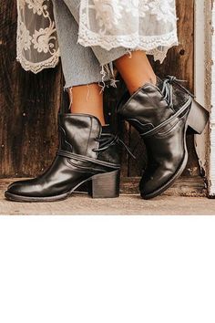 Lace Up Chunky Heels Ankle Boots Lace Up Chunky Heels, Bell Jeans, Chunky Heel Ankle Boots, Suede Wedges, Pragmatic Play, Stylish Shoes, Trendy Fashion Women, Heeled Ankle Boots, Womens Fashion Trends