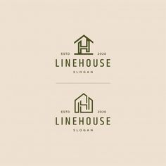 the logo for linehouse, a company that sells residential homes and houses in new england